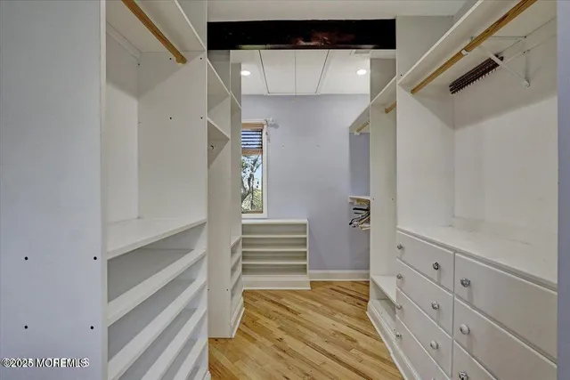 a view of walk in closet