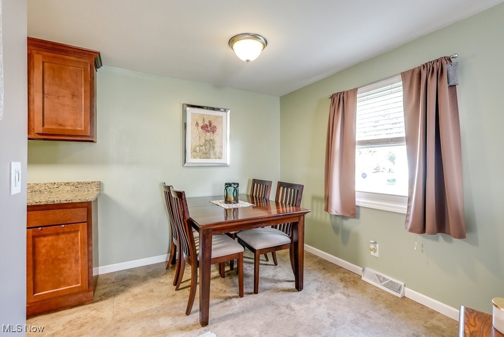 461 New Milford Road Atwater, OH 44201 - Photo 11 of 31 Dining area featuring vinyl/lvt flooring