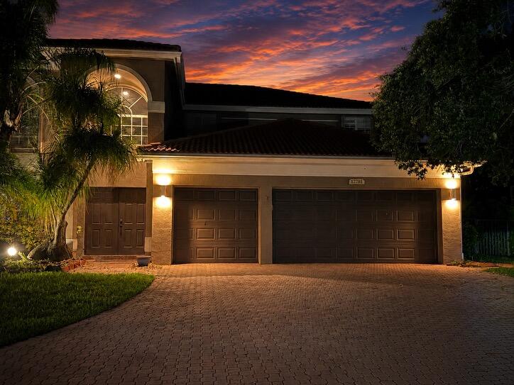 12781 Yardley Drive Boca Raton, FL 33428 - Photo 2 of 56 House at Dusk