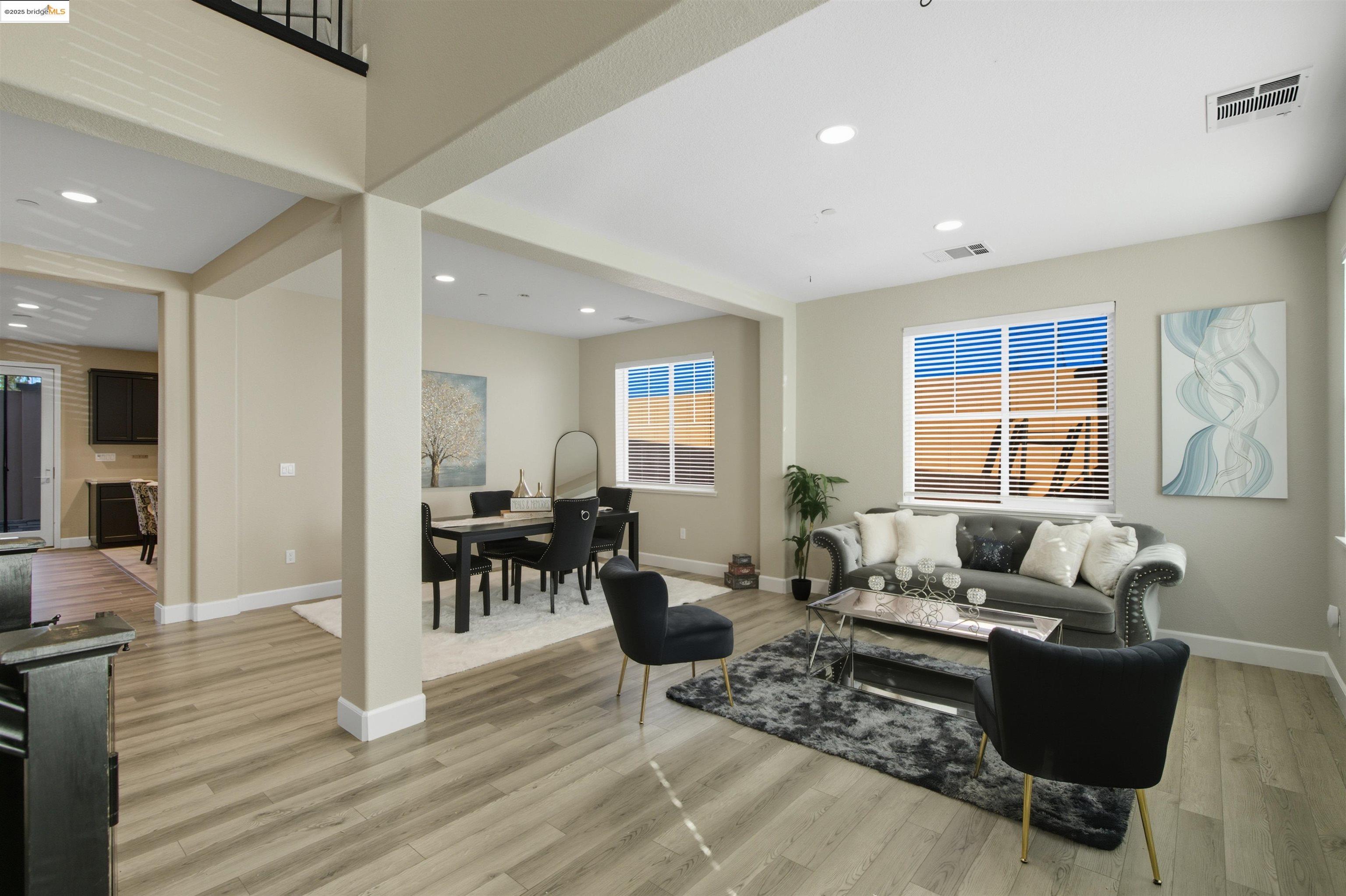 536 Aster Street Vacaville, CA 95688 - Photo 10 of 53 Living room featuring light wood-style floors and recessed lighting