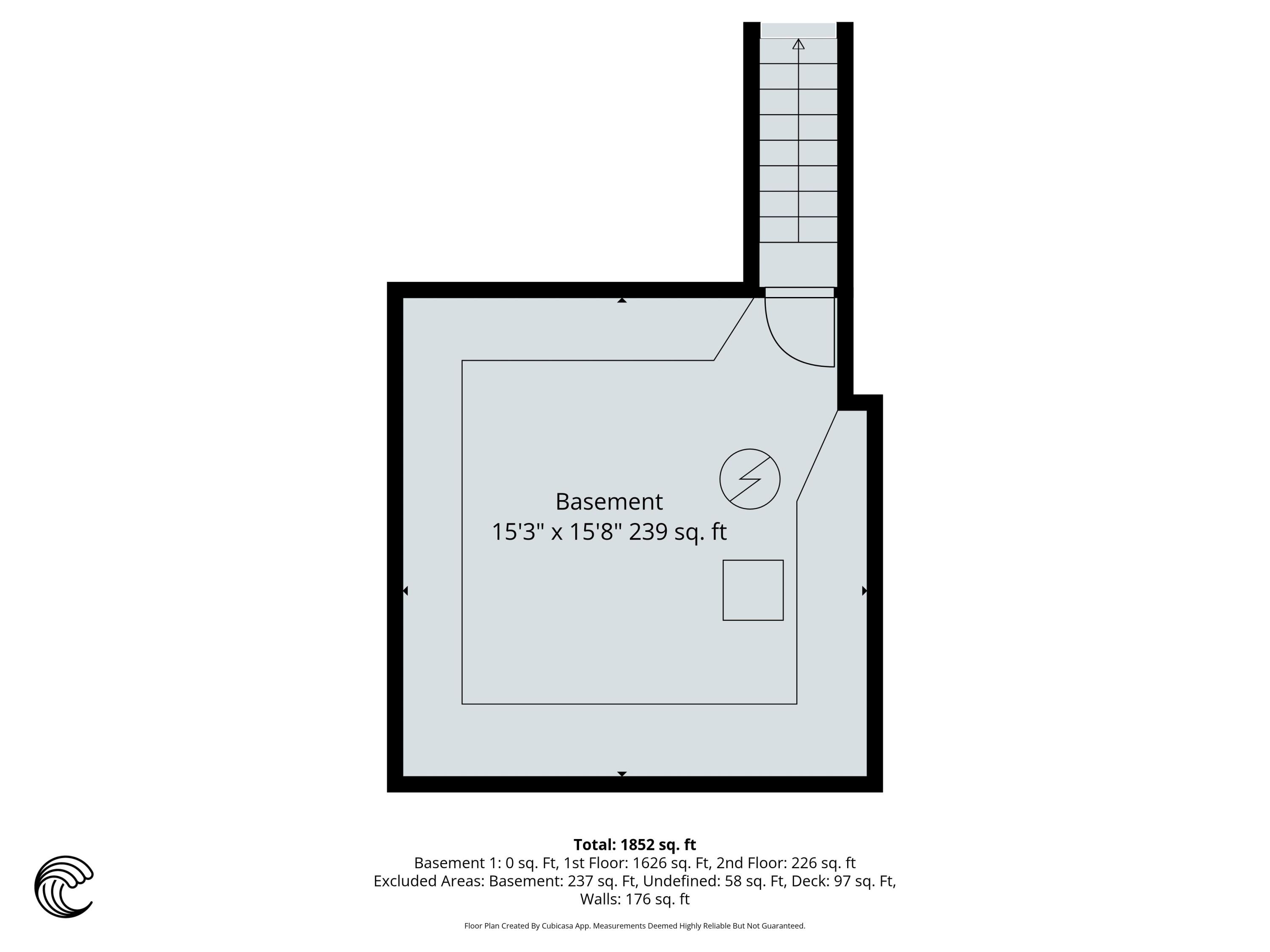 460 Green Street Constantine, MI 49042 - Photo 40 of 42 Basement Floor Plan