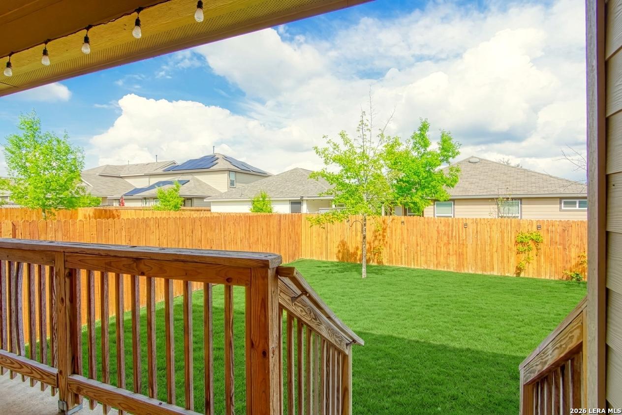 29516 Winter Copper Bulverde, TX 78163 - Photo 30 of 42 a view of a backyard with a garden