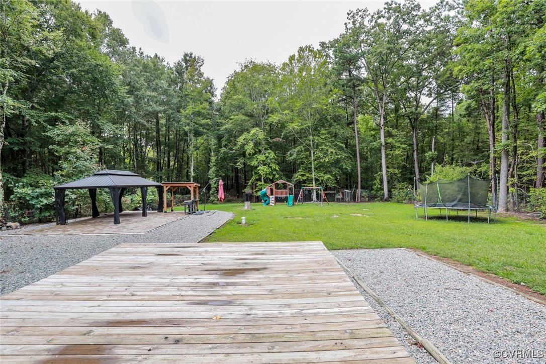1113 Bradbury Road Moseley, VA 23120 - Photo 29 of 43 a view of a yard with plants and trees