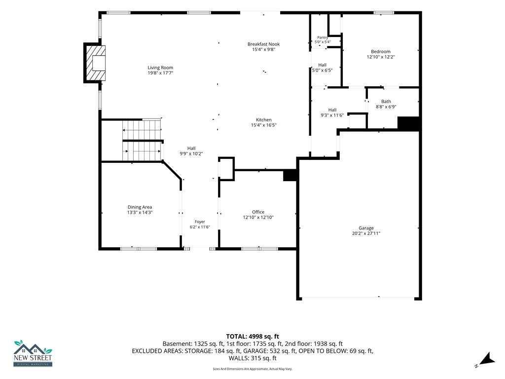 3952 Orth Street Bethlehem, PA 18020 - Photo 59 of 60 Visualize property layout and room dimensions with this detailed floor plan.