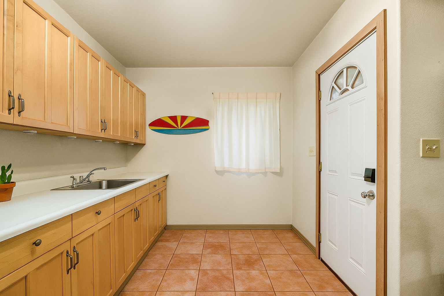 9639 Maule Road Waimea, HI 96796 - Photo 22 of 29 a kitchen with a sink and cabinets
