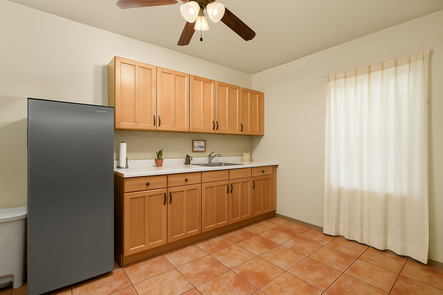 9639 Maule Road Waimea, HI 96796 - Photo 24 of 29 a kitchen with stainless steel appliances granite countertop a refrigerator and a sink