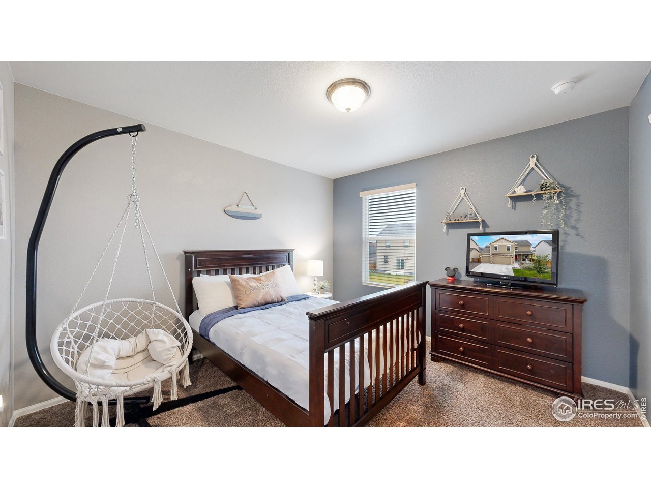 933 Keneally Court Windsor, CO 80550 - Photo 14 of 40 a living room with furniture and a flat screen tv