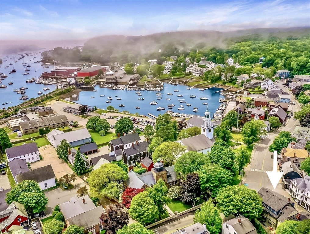 1 School Street, Unit R5 Manchester, MA 01944 - Photo 2 of 3 an aerial view of multiple house with yard