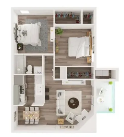 a kitchen with a refrigerator sink and stove