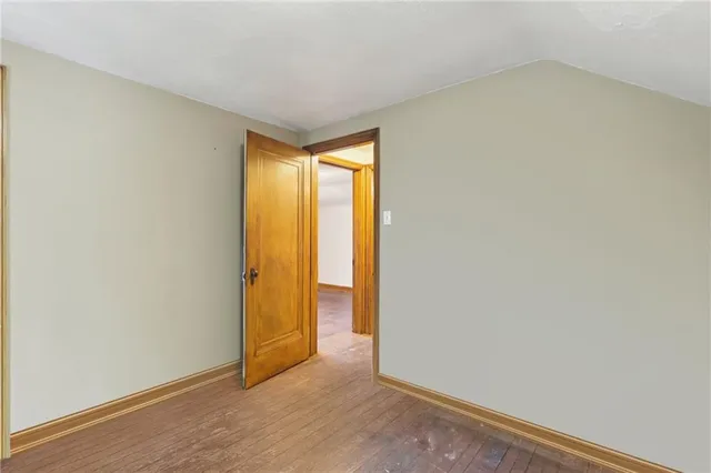 a view of an empty room