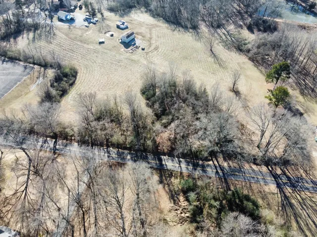 a view of yard from deck