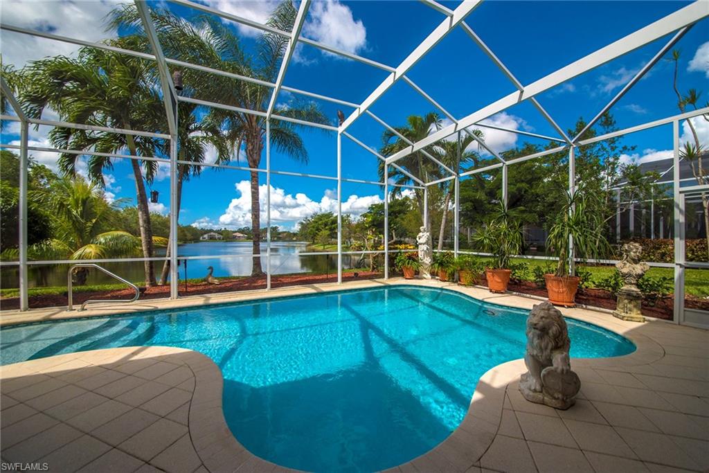 20483 Foxworth Circle Estero, FL 33928 - Photo 22 of 25 a view of a backyard with swimming pool