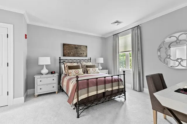 a bed room with a bed and a tv