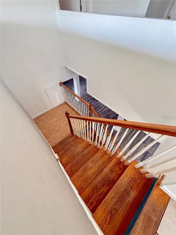 a view of wooden floor