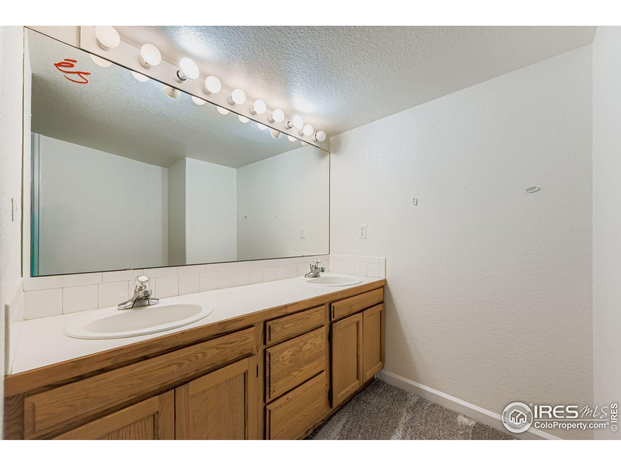 2062 Ridgeview Drive Longmont, CO 80504 - Photo 24 of 29 a bathroom with a sink and a mirror