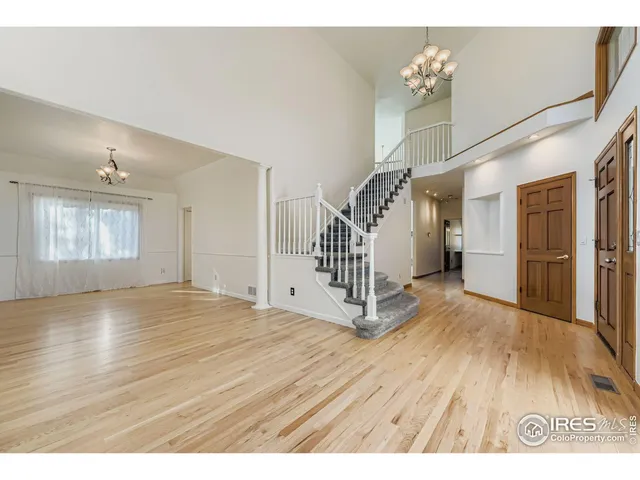 a view interior of a house wooden floor and windows