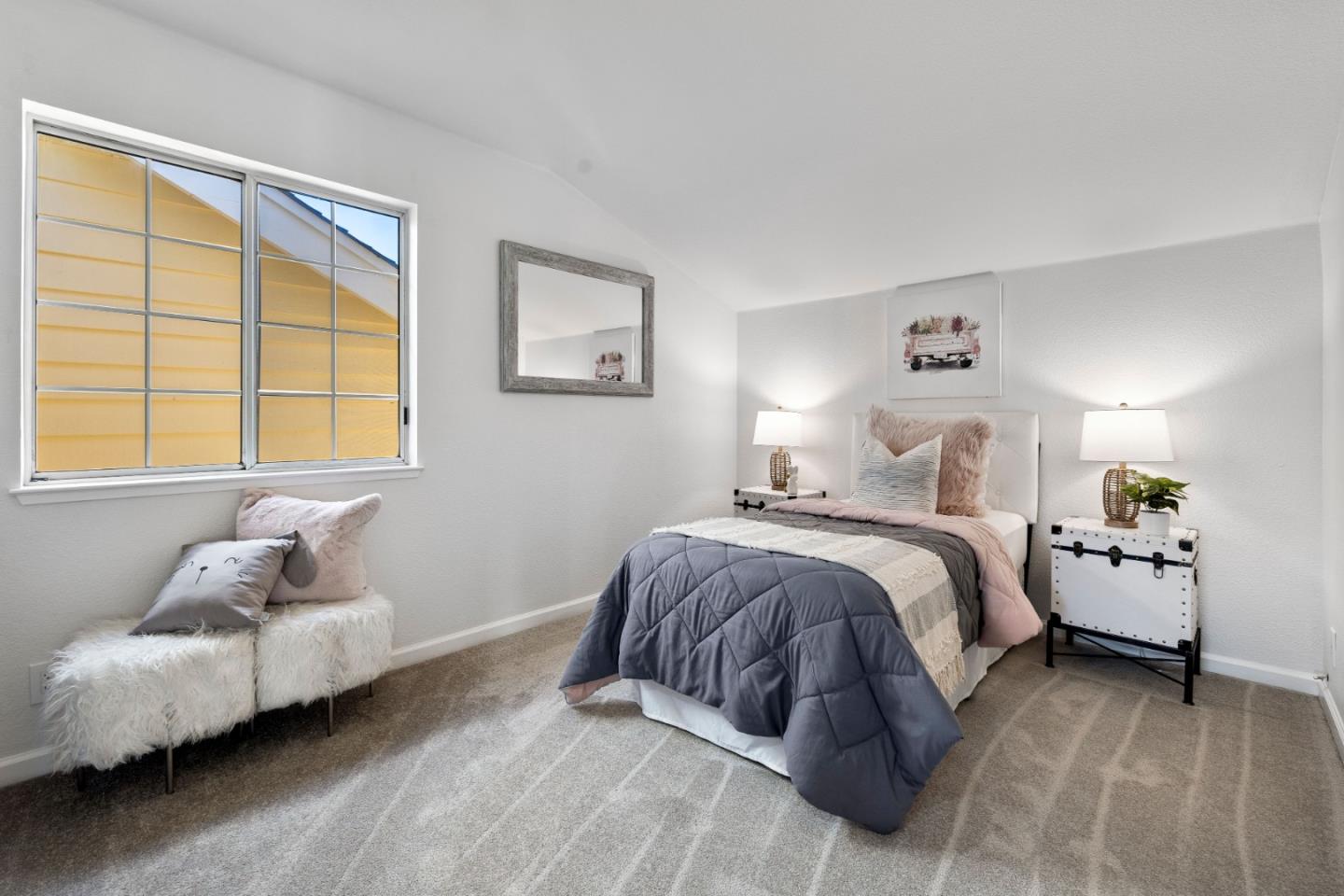 20659 Gardenside Circle Cupertino, CA 95014 - Photo 20 of 55 a bedroom with a bed and window