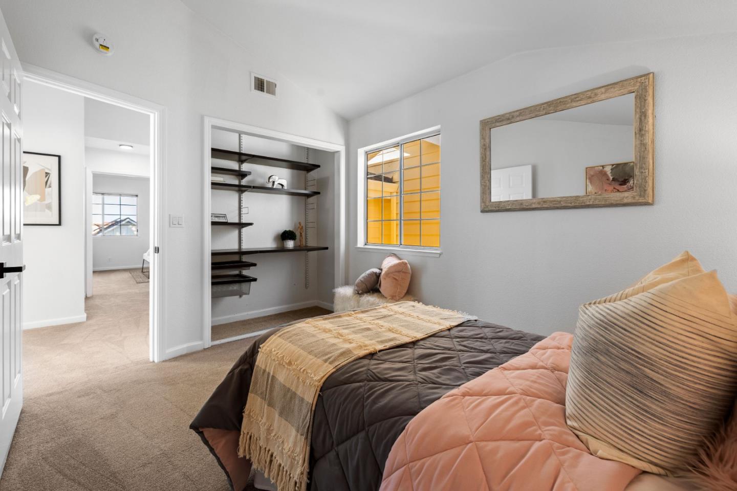 20659 Gardenside Circle Cupertino, CA 95014 - Photo 21 of 55 a bedroom with a bed and a window