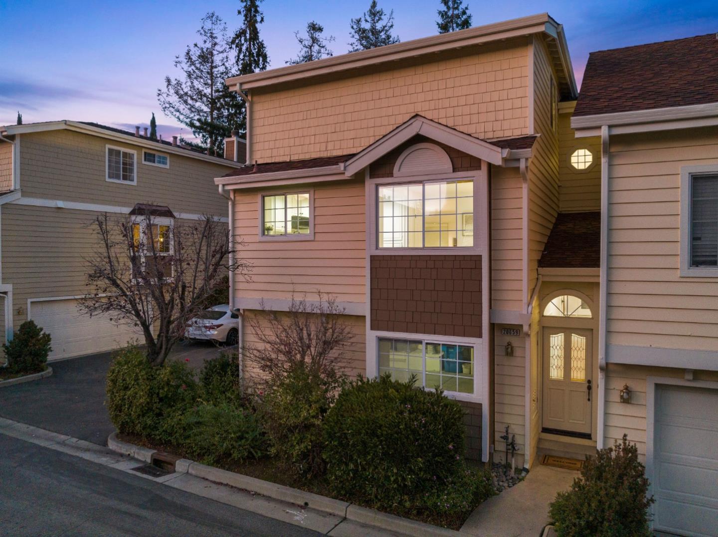 20659 Gardenside Circle Cupertino, CA 95014 - Photo 31 of 55 a front view of a house with garden