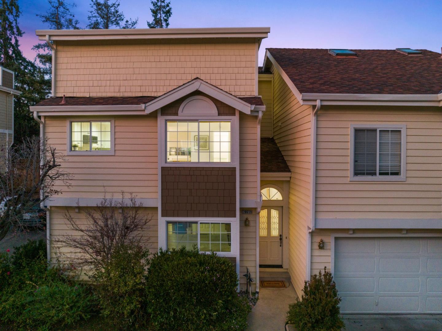 20659 Gardenside Circle Cupertino, CA 95014 - Photo 32 of 55 a front view of a house with yard