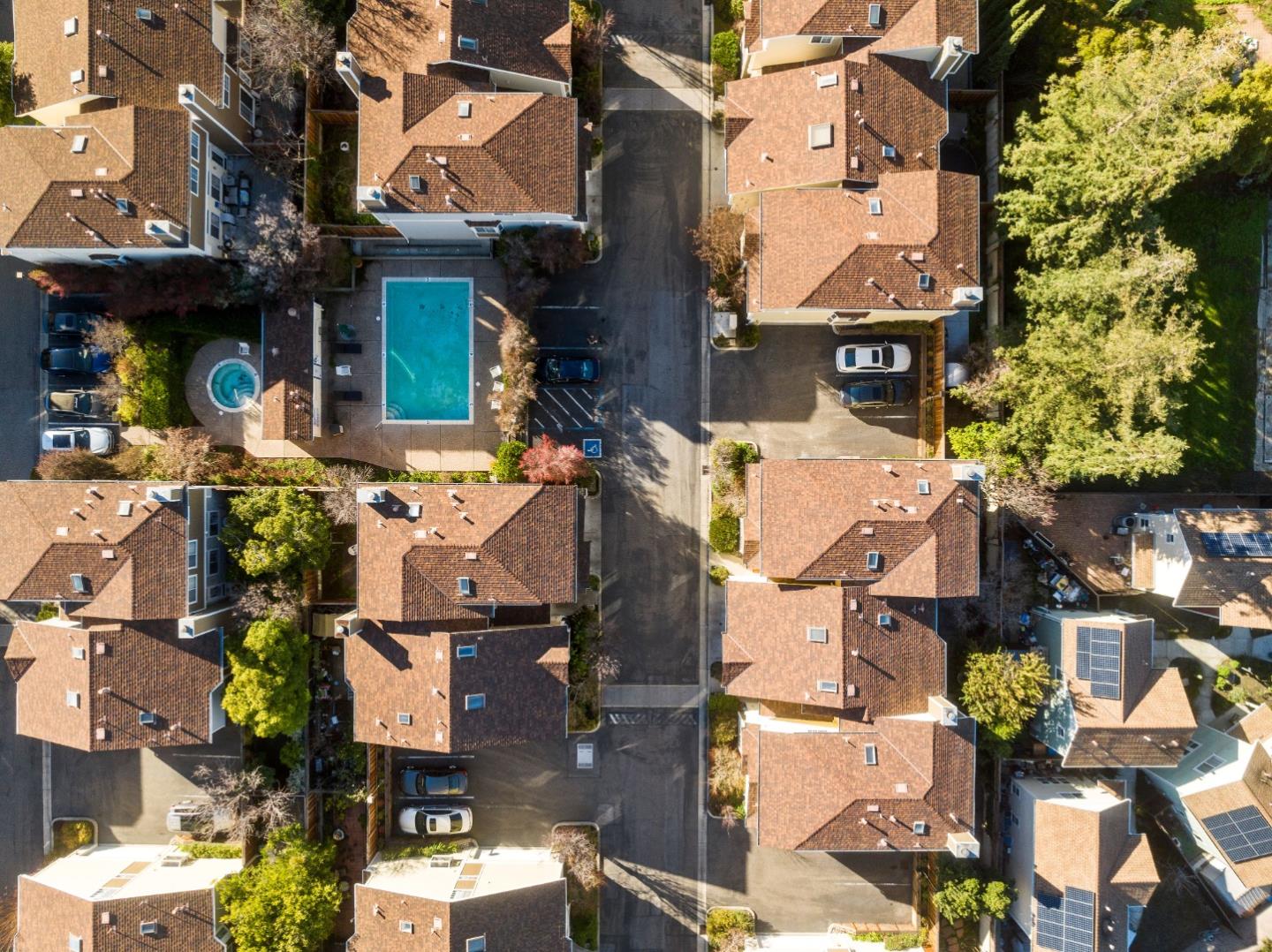 20659 Gardenside Circle Cupertino, CA 95014 - Photo 39 of 55 an aerial view of houses with outdoor space