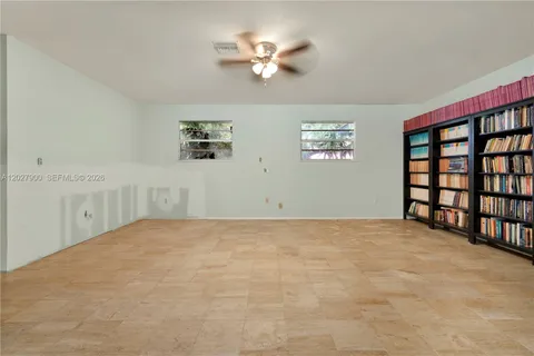 a view of workspace with a window