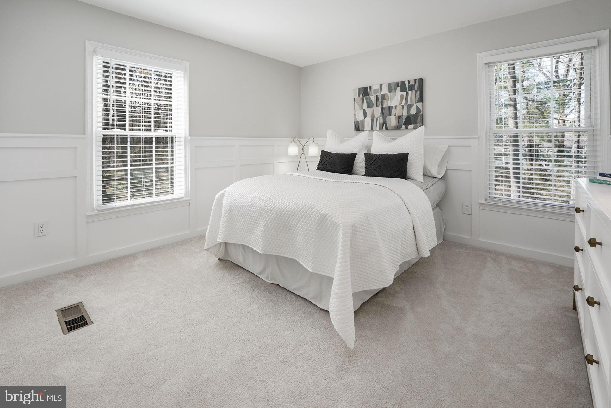 1288 Golden Eagle Drive Reston, VA 20194 - Photo 16 of 77 Bedroom 2 with half wall moldings