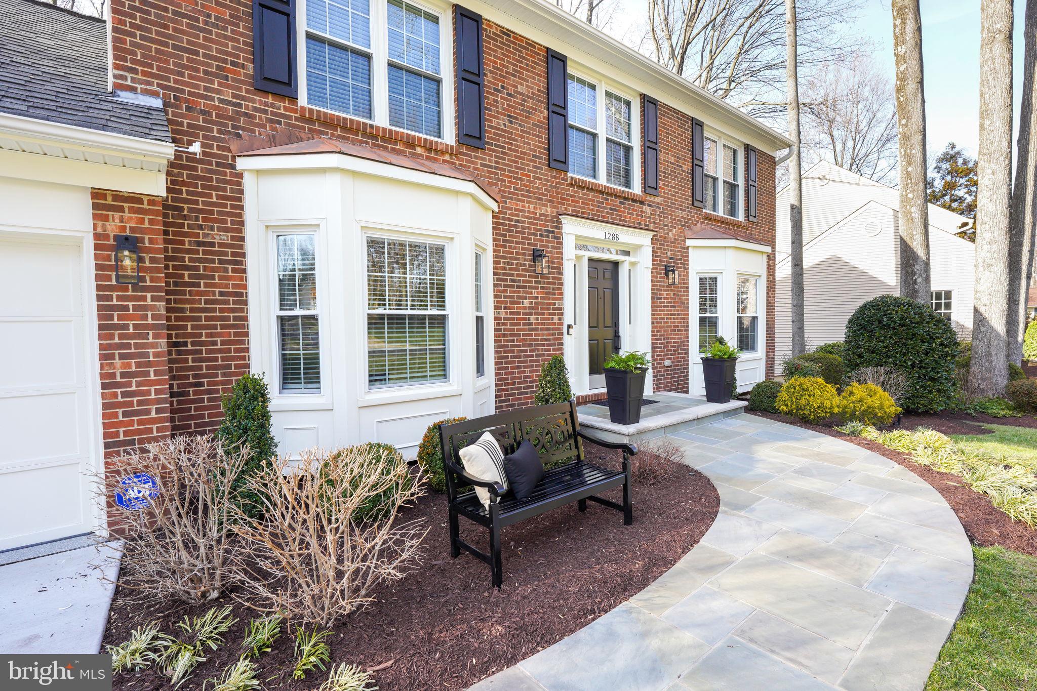 1288 Golden Eagle Drive Reston, VA 20194 - Photo 33 of 77 Newer Landscaping & Stone Front Walk