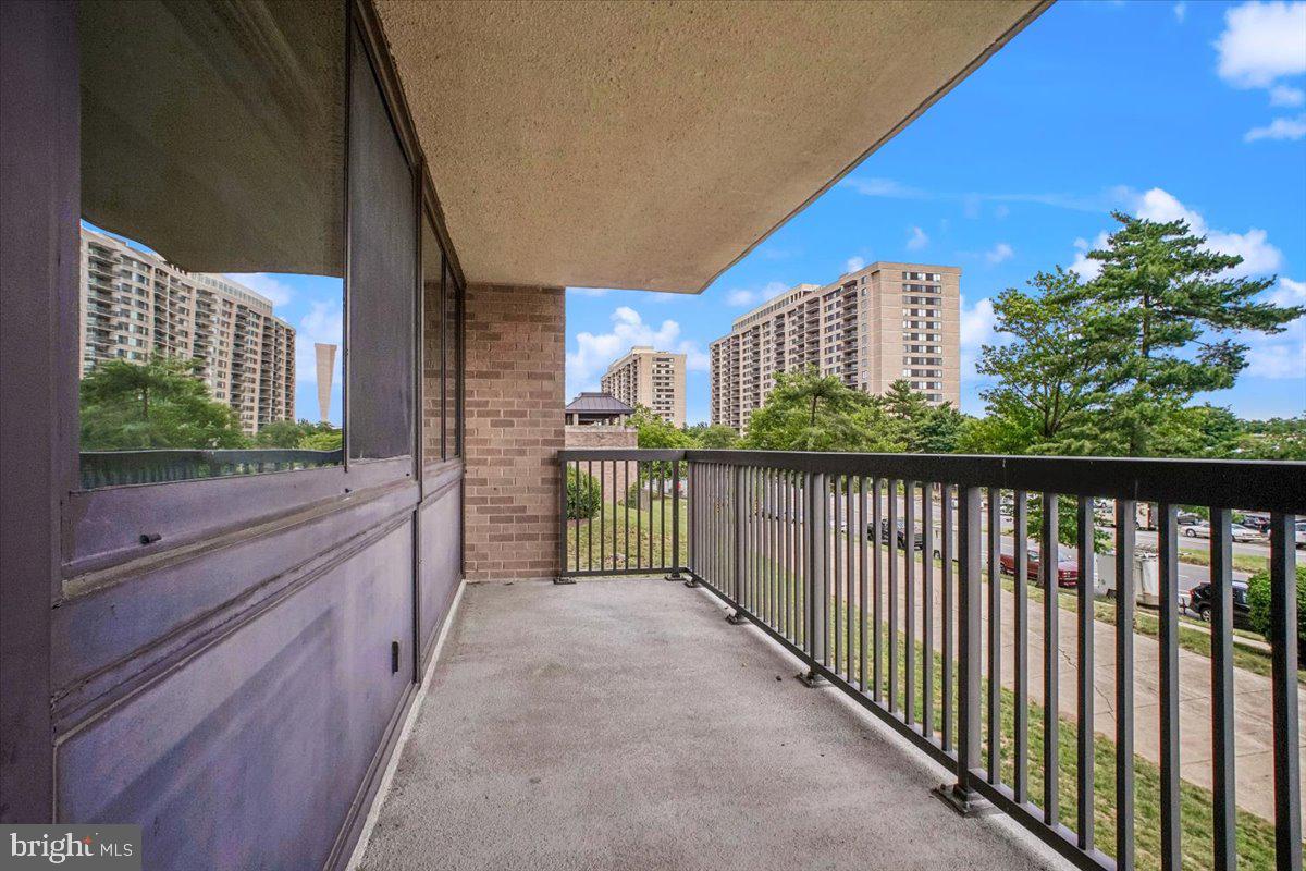 5501 Seminary Road, Unit 106S Falls Church, VA 22041 - Photo 13 of 59 Spacious balcony with city views.