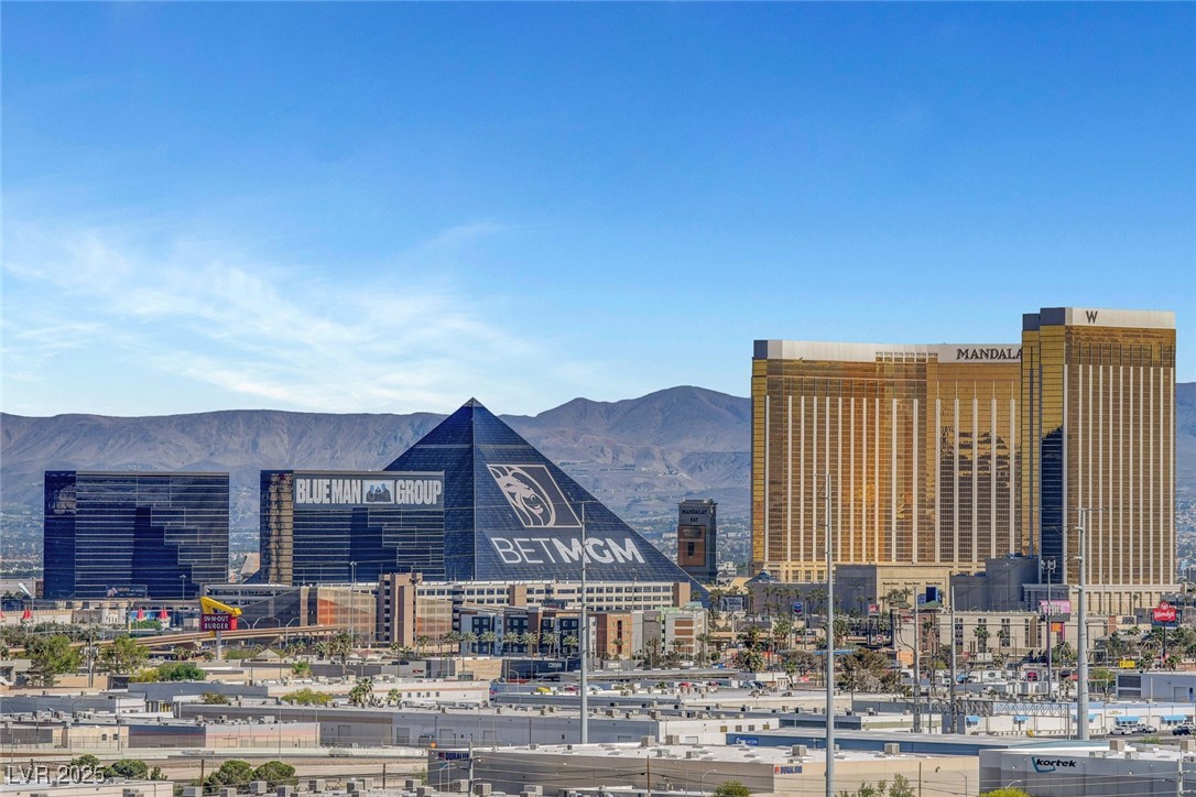 4381 West Flamingo Road, Unit 1206 Las Vegas, NV 89103 - Photo 22 of 27 City view with a mountainous background