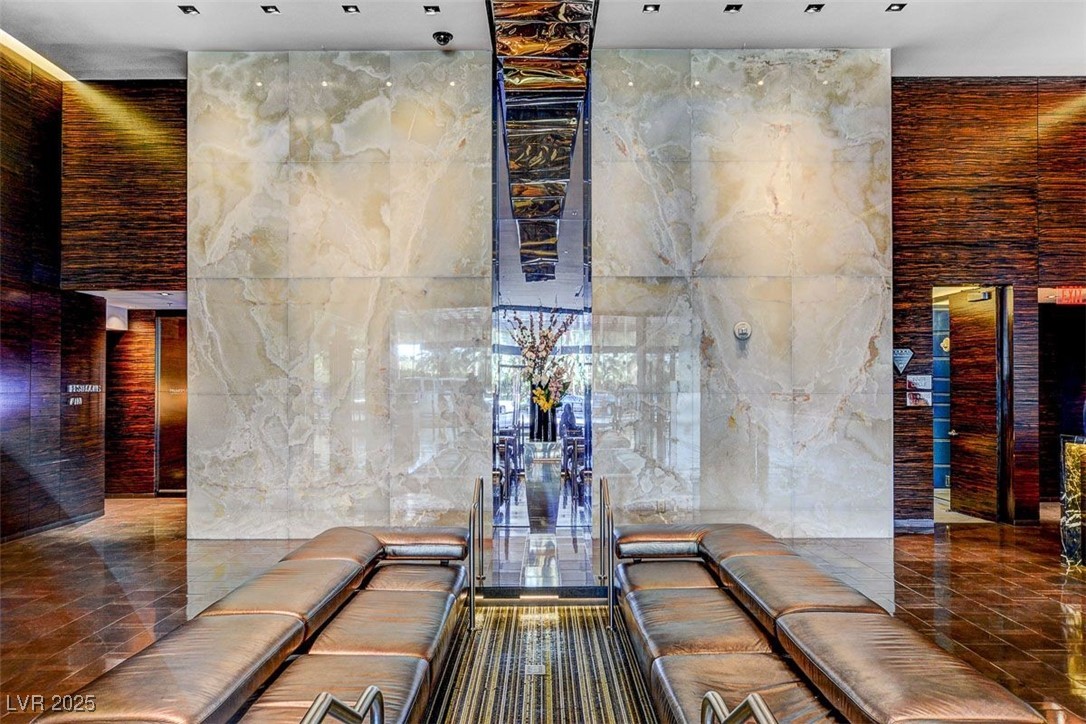 4381 West Flamingo Road, Unit 1206 Las Vegas, NV 89103 - Photo 26 of 27 Building lobby with tile walls