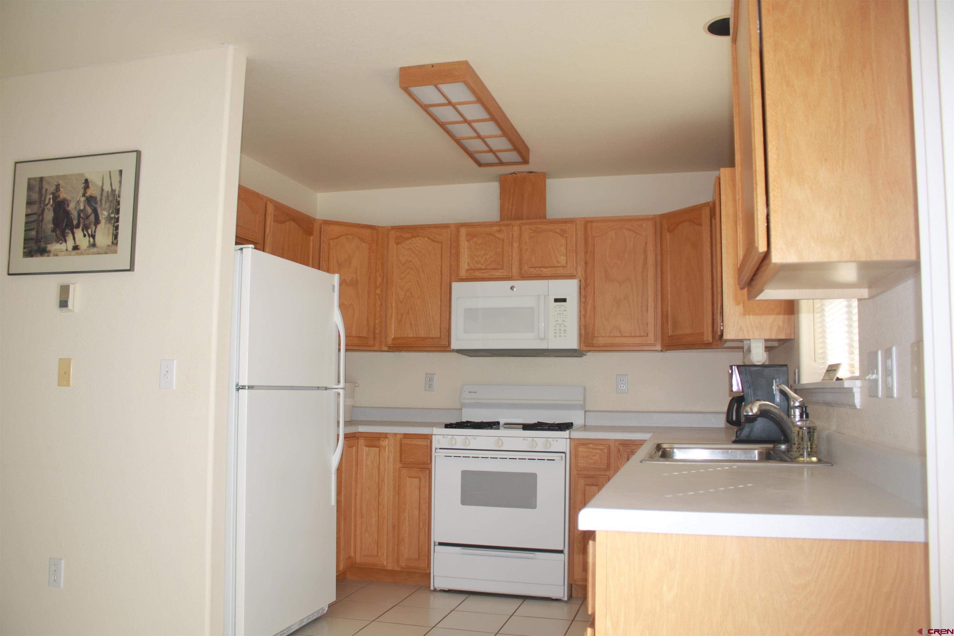 20623 Del Ray Drive Eckert, CO 81418 - Photo 6 of 22 a kitchen with a refrigerator sink stove and cabinets