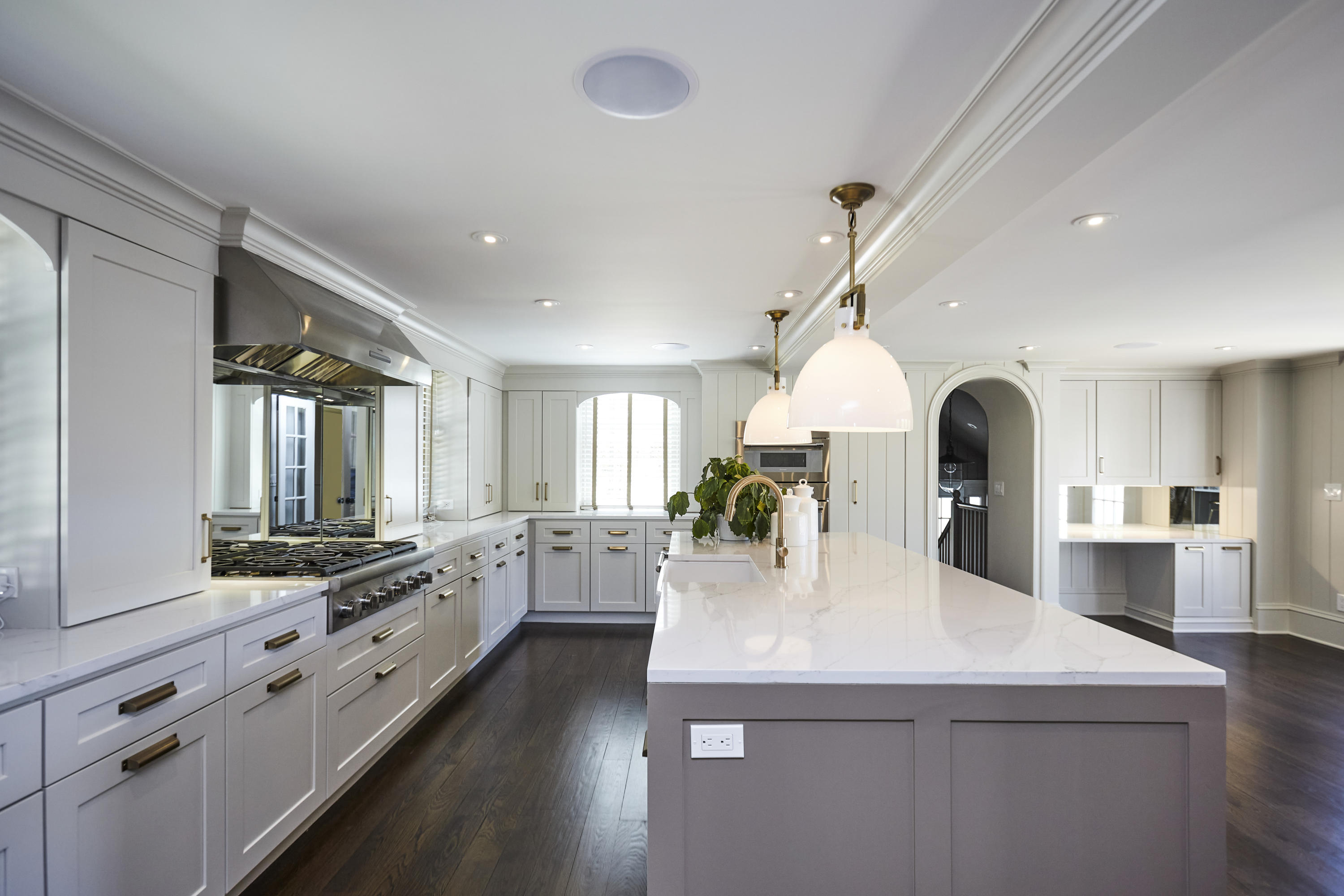 756 Ponus Ridge Road New Canaan, CT 06840 - Photo 13 of 54 a large kitchen with a lot of counter space