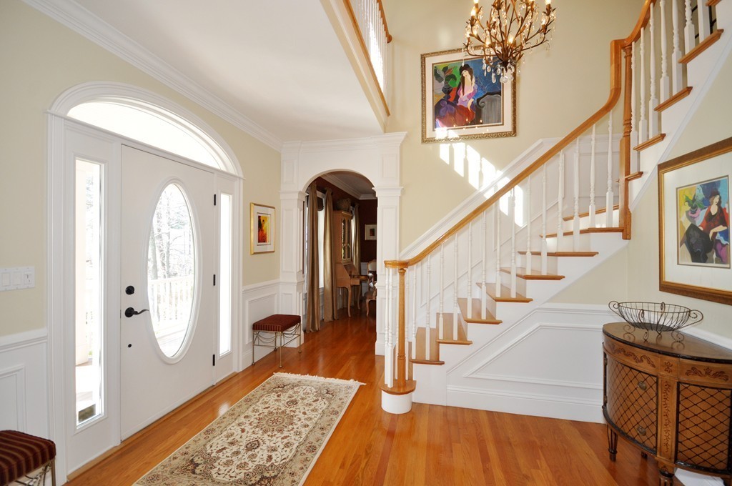 159 Fox Run Road Bolton, MA 01740 - Photo 5 of 30 a view of entryway and hall with wooden floor