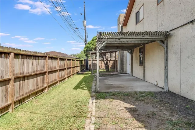 a view of a parking space in a house
