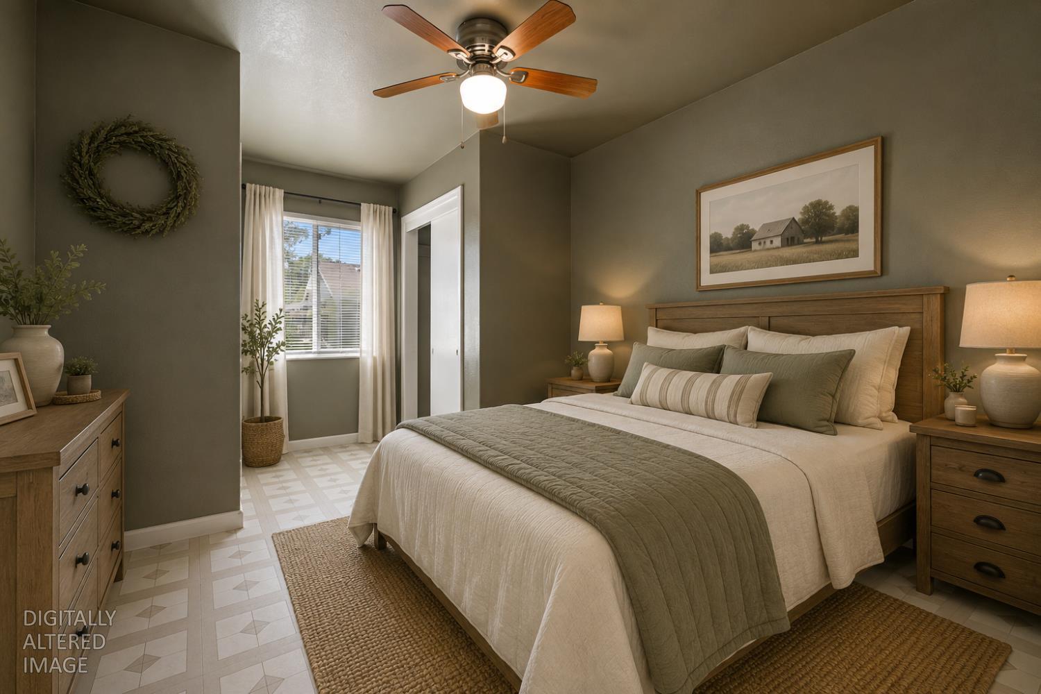 30 A Street Modesto, CA 95357 - Photo 19 of 29 Digitally staged bedroom 3