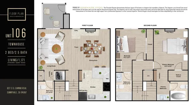 $990,000 | 627 East El Camino Real, Unit 106, Sunnyvale, CA 94087