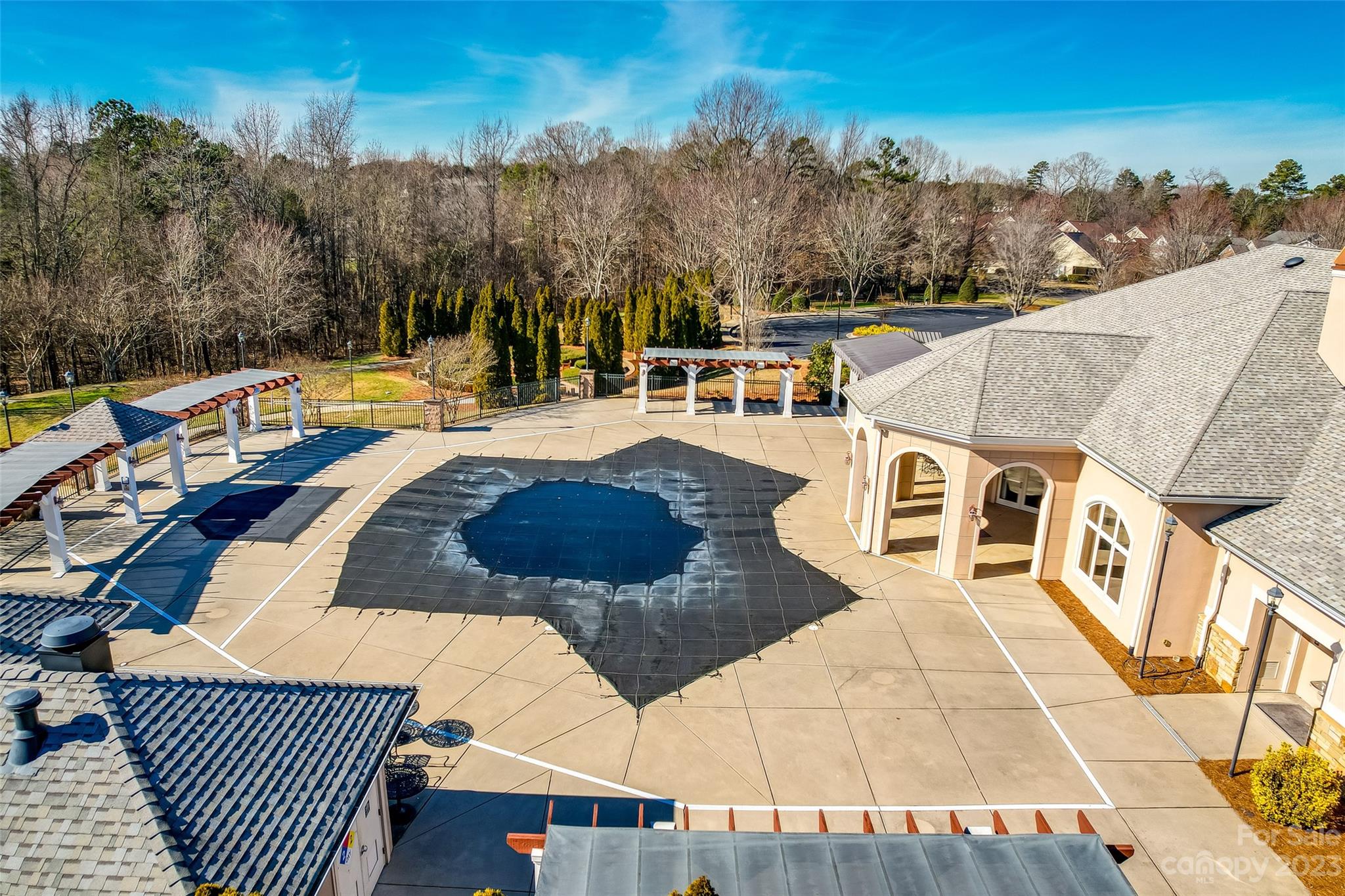 1659 Onyx Ridge Fort Mill, SC 29708 - Photo 36 of 42 a view of a patio with swimming pool