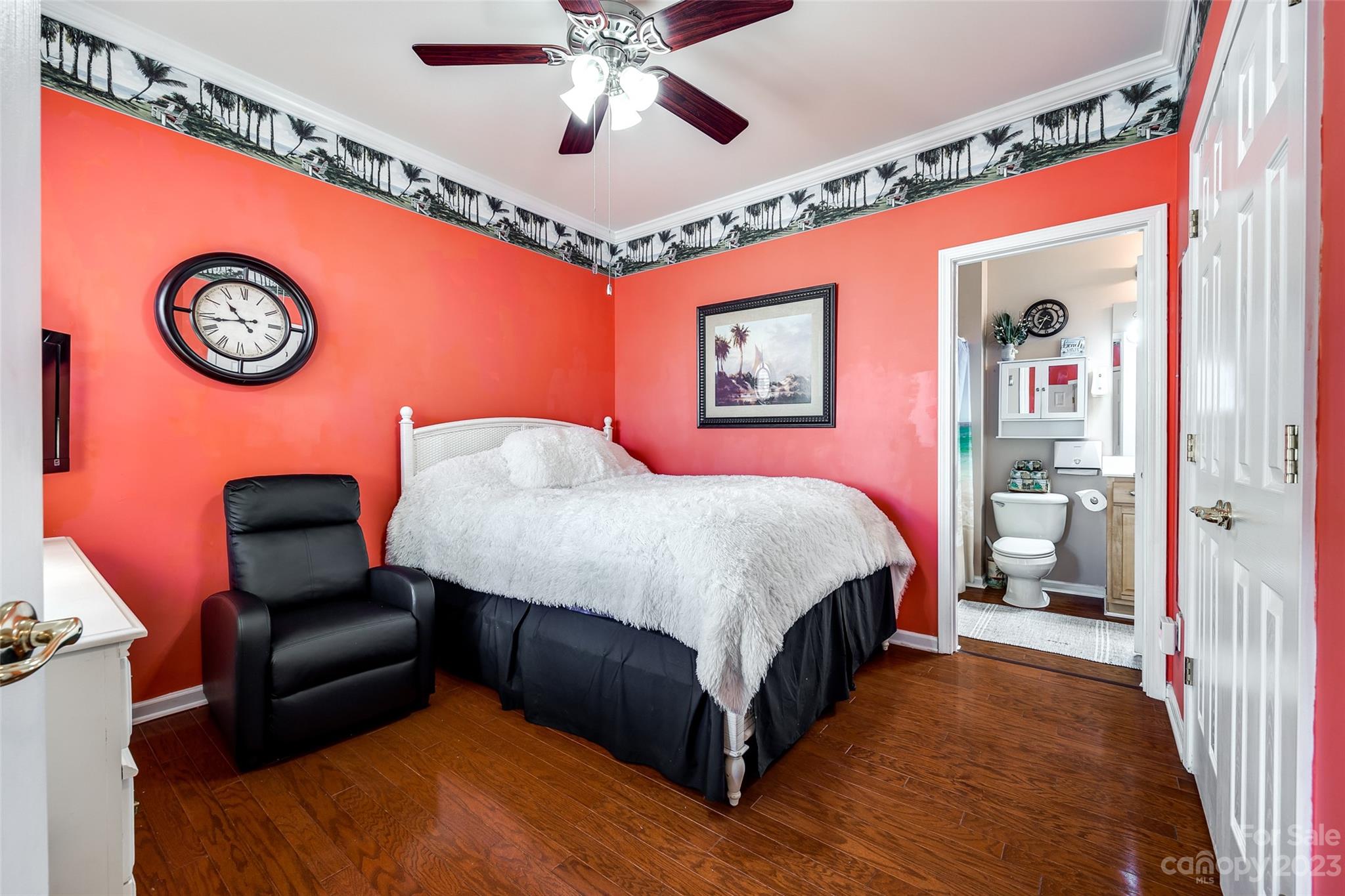 1659 Onyx Ridge Fort Mill, SC 29708 - Photo 9 of 42 a spacious bedroom with a bed and a chandelier