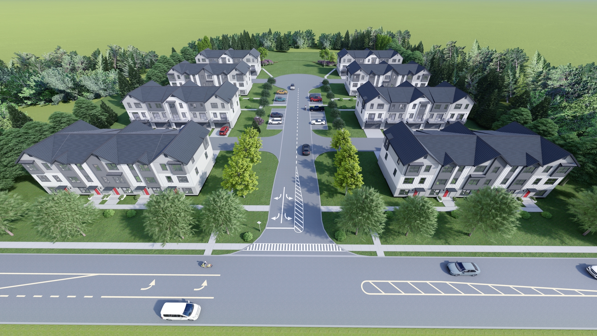 9103 Miller Road, Unit 3 Lake In The Hills, IL 60156 - Photo 5 of 13 an aerial view of a