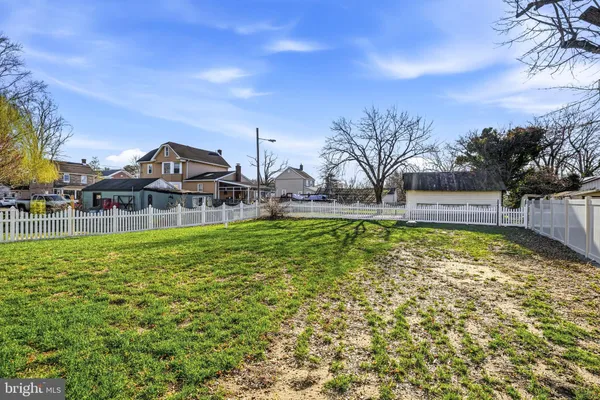 a view of outdoor space with garden