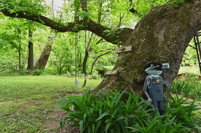 a view of outdoor space with deck and yard