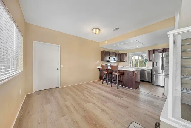 a room with furniture and a wooden floors