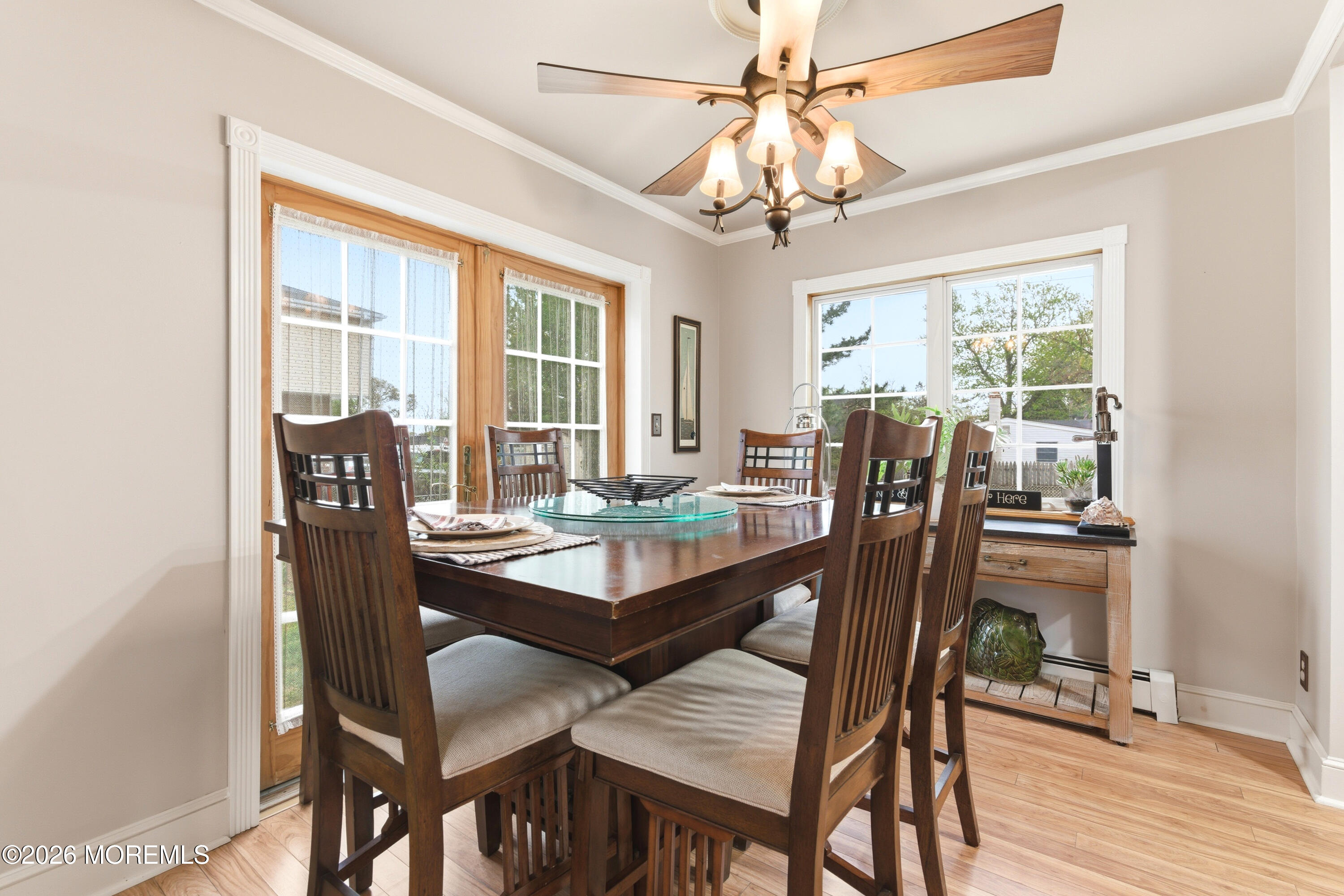 114 Ocean Boulevard Keyport, NJ 07735 - Photo 14 of 41 a view of a dining room with furniture window and wooden floor