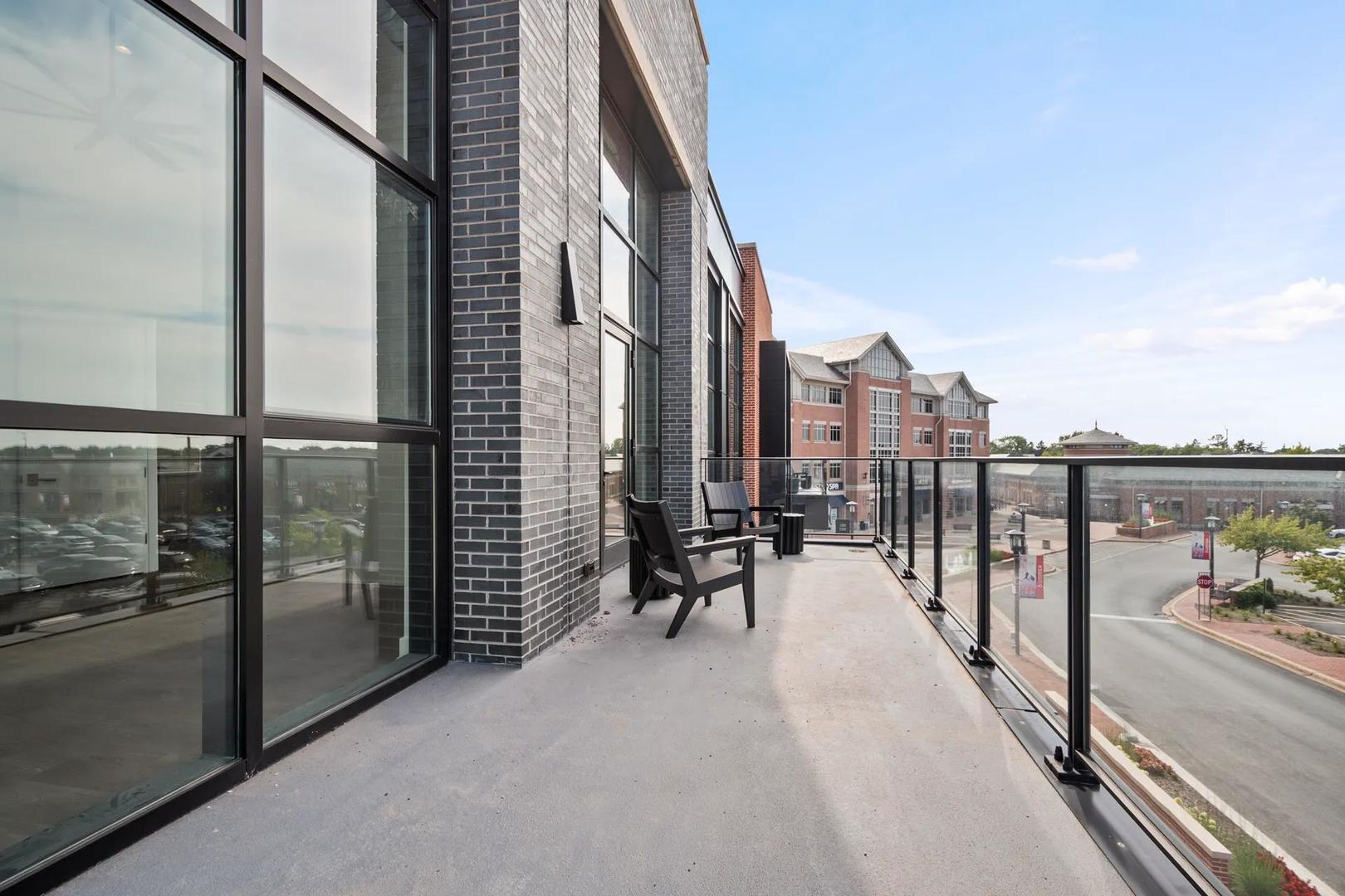 728 Waukegan Road, Unit 206 Deerfield, IL 60015 - Photo 10 of 18 a view of a balcony with city view