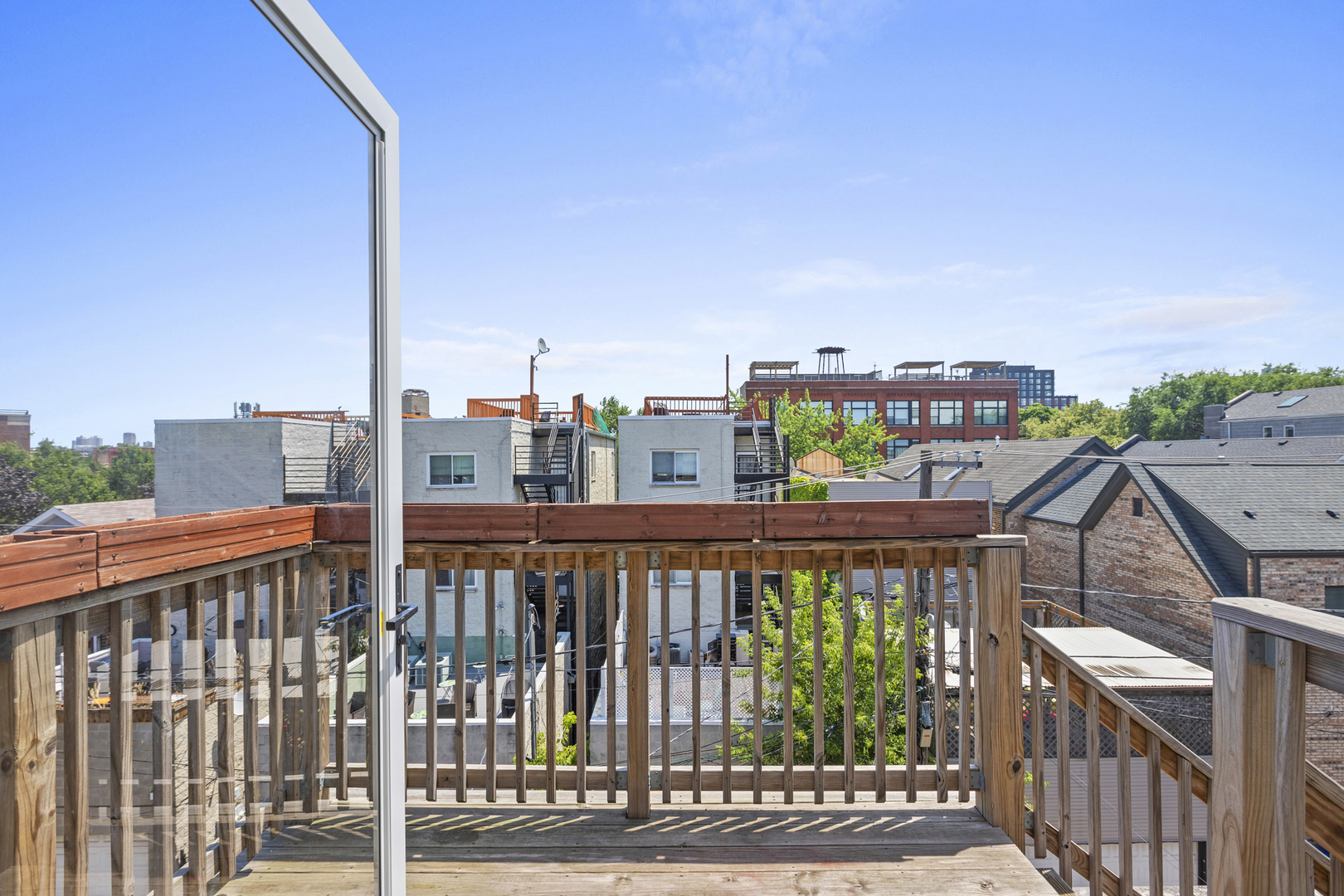 1267 North Honore Street, Unit 3 Chicago, IL 60622 - Photo 15 of 17 a view of a balcony with city view