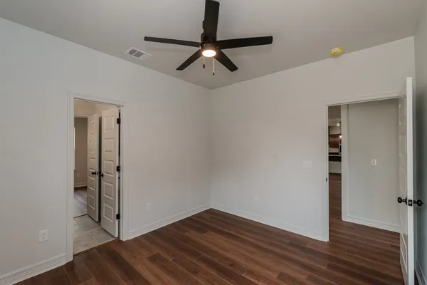 wooden floor in an empty room