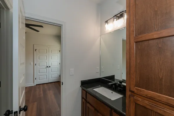 a view of a storage and utility room