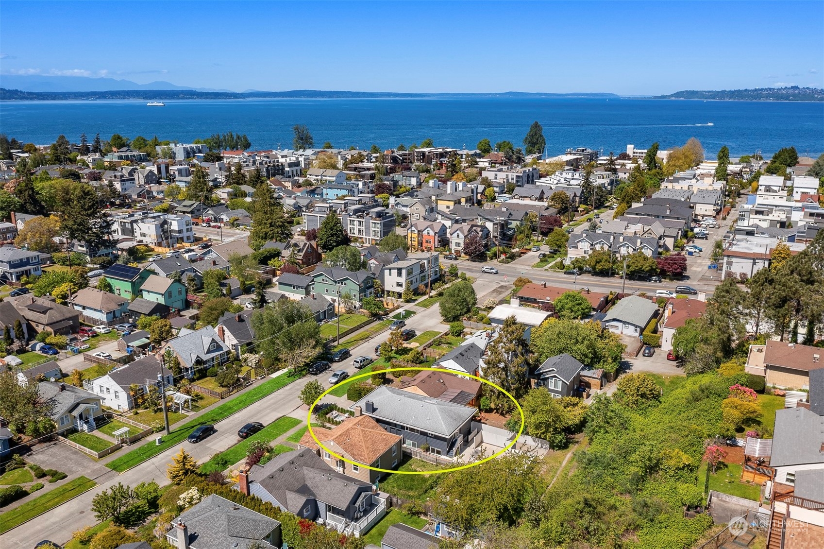 3226 60th Avenue Southwest Seattle, WA 98116 - Photo 32 of 34 an aerial view of a city