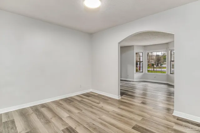 wooden floor in an empty room